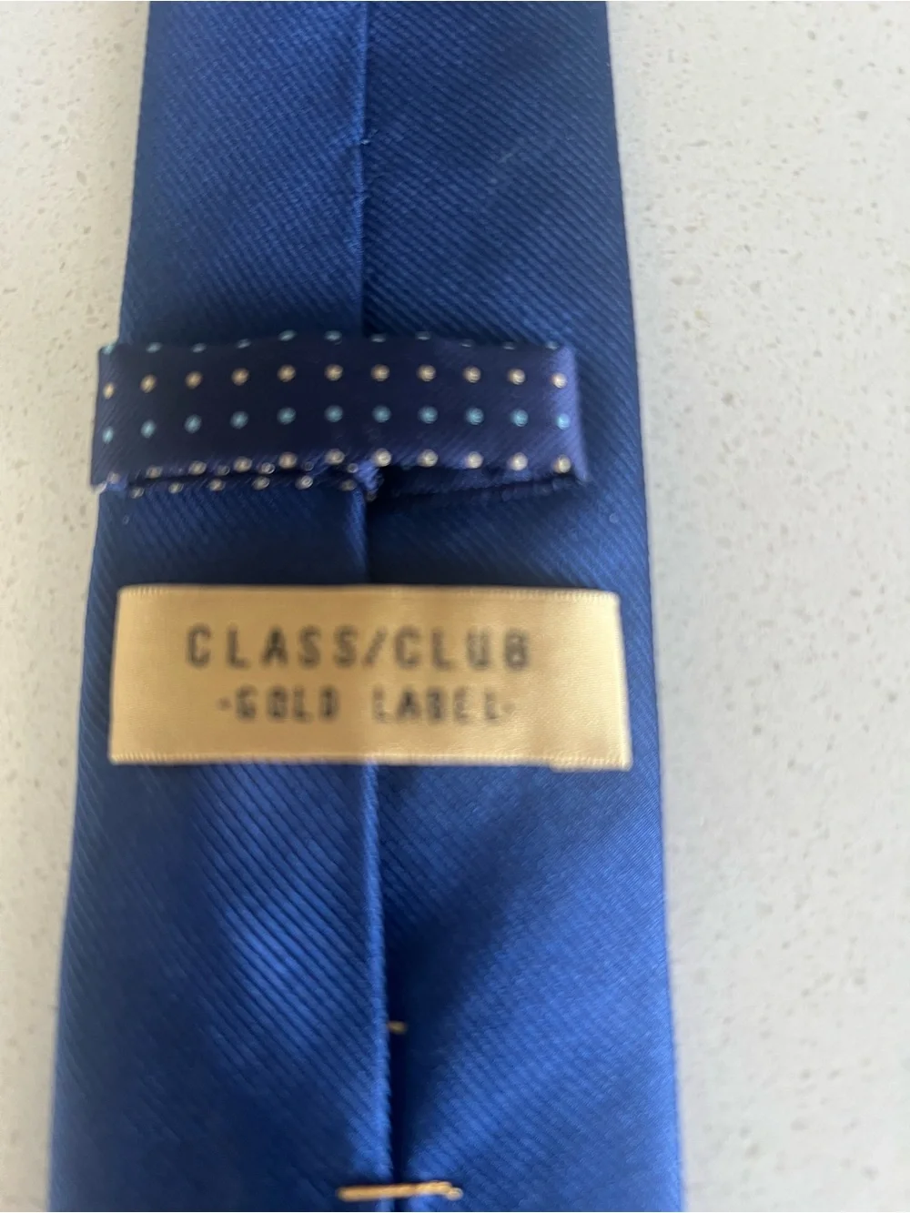 Class Club Solid Navy Pre-Tied Kids Tie
